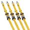 Dewalt 16' x 1.5 in Ratchet Straps, 3300 lb, 4PK DXBC33004 - alternate 1